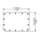 Backing Plate for H7165 Series of Large Flip Handles